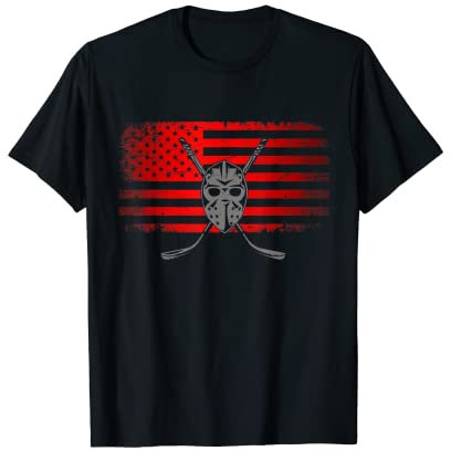 Amerikanische Flagge Hockeybekleidung – Hockey T-Shirt