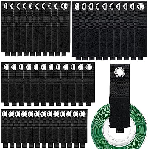 Windyun 48 pezzi di estensione per cavo di prolunga organizer resistente cinghie di stoccaggio cavo estensione per officina, garage, parete, camper, strumento tubo flessibile organizzazione di
