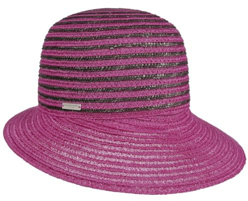 Seeberger Levia Schute Sommerhut Sonnenhut Gartenhut Strandhut (One Size - Pflaume)