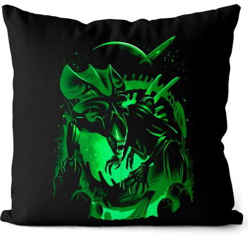 style3 Predatory Queen Kissen mit Füllung 40cm Baumwolle Xenomorph Alien Ripley Movie