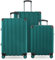 Hauptstadtkoffer Q-Damm - 3er Kofferset - Handgepäckskoffer 54 cm, mittelgroßer Koffer 68 cm + großer Reisekoffer 78 cm, Hartschale ABS, TSA, Aquagrün