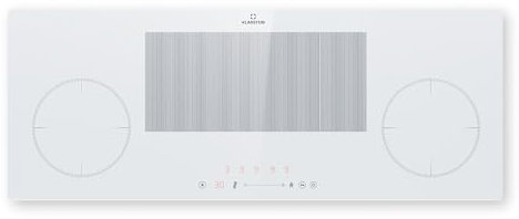 Klarstein Piano Cottura Elettrico Vetroceramica, Piano Cottura Elettrico 4 Fuochi Moderno, Piano Cottura Elettrico 4 Piastre 7000W Integrato, Piano Cottura Vetroceramica Elettrico Touch con Timer