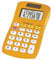 Lexibook - Taschenrechner FRUITIES®, 8 Ziffern, 4 Operationen, Grund- und erweiterte Funktionen, Solar- und Batteriebetrieb, Gelb, C208D