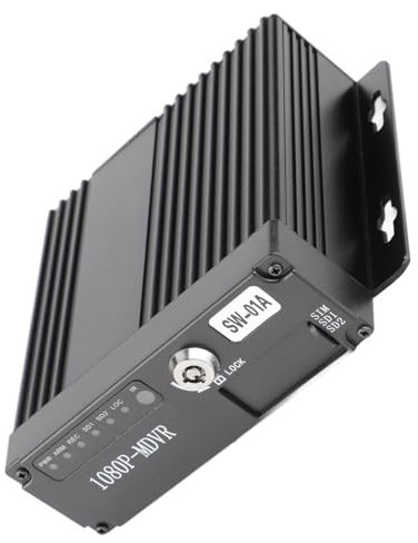 Auto Mobile DVR Echtzeit 4CH Video/Audio Recorder Fernbedienung Weitspannungseingang High Definition Speicher für Fahrzeugüberwachung