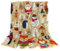 Kuscheldecke Igel-Bär-Kaninchen Flauschig Decke Weich Warme Fleecedecke Für Couch Bett Sofa 150×130cm