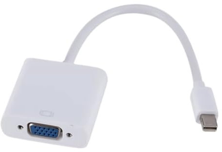 Mini DisplayPort (Mini DP) to VGA Adapter, Gold Plated 1080P Thunderbolt Port Compatible Converter. Male to Female Adapter for ThinkPad SurfacePro PC