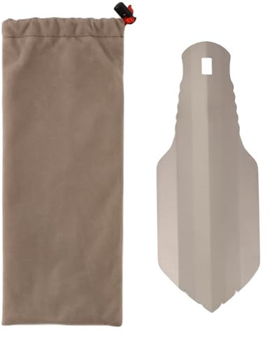 IMCCZONY Pure Titanium Ultralight Potty Trowel Outdoor Compact Poop Shovel/Trowel Multi Tool for Hiking Camping and Survival