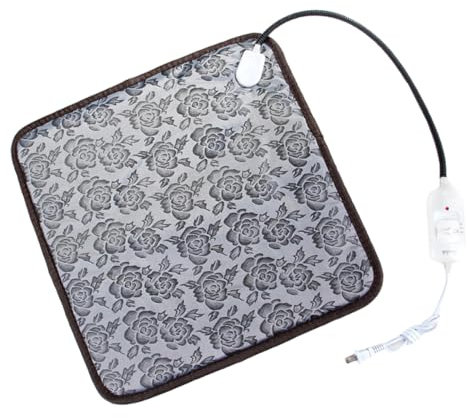 Yardwe Heizmatte Für Haustiere Im Innenbereich Beheiztes Hundebett Elektrische Heizdecke Für Hunde Mit Abnehmbarem Bezug Leicht Zu Reinigen Und Tragbar Für Wärme Und Komfort