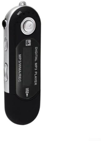 Lecteur MP3 USB, clé USB avec écran d'affichage, lecteur de musique MP3 portable 8 Go (Noir)