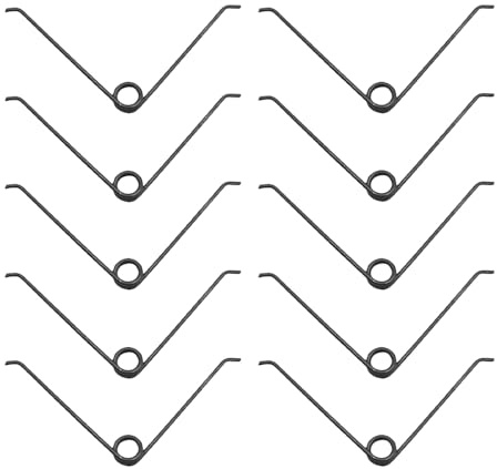 DIYEAH 10 Stück V förmige Ersatzfedern aus Edelstahl für Gartenscheren Flexible Trimmerfedern Rostfreie Stahlfedern für Gartenscheren und Astscheren