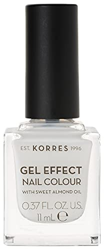 Korres Sweet Almond Nail Colour - 02, porcelain white