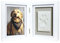 Pearhead Pet Pawprints Desk Picture Frame and Imprint Kit, No Mess Pet Paw Print Frame, Keepsake Memorial Dog and Cat Frame, Clay Pawprint, White