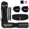 Gymletics Barbell Squat Pad for Standard | Pair of Gym Ankle Straps for Cable Machines | Hip Exercise Bands | Fitness Gift Safety Straps and Carry Bag