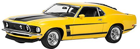 Revell Modellbausatz '69 Boss 302 Mustang I Detailgetreuer Automodell-Bausatz I Maßstab 1:25 I Bunt und authentisch