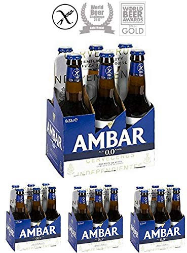 Confez. 24 AMBAR birra analcolica 0,0% alcol senza glutine 33 cl