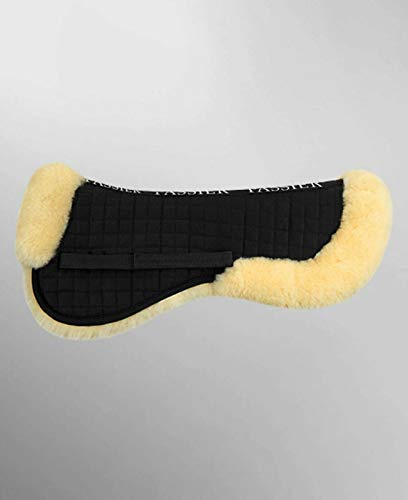 Passier Lammfell Pad Farbe schwarz Größe M oder L Sattelunterlage L