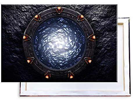Unified Distribution Stargate SG-1-120x80 cm Kunstdruck auf Leinwand • erstklassige Druckqualität • Dekoration • Wandbild