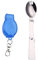 Titanium Spork Portable Flatware Foldable Stainless Steel Spoon for Outdoor Camping and Hiking
