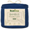 Bambaw Bamboo King Size Fitted Sheet 150x200 cm, Deep Pocket 35cm, Anti Allergy Bedding, Cool Sheets for Sleeping, Antibacterial Summer Bedding, Bamboo Fitted Sheets King Size 150x200 cm (Navy Blue)
