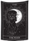 YongColer Gothic Tarot Katze Sonne Mond Wandteppich Wandbehang Dekor für Schlafzimmer Wohnheim (101,6 x 152,4 cm)