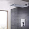 Gnailur Badewanne Regendusche Duschkopf Luxus Wand montiert Square Stil Messing Wasserfall Dusche Set Fabrik Direktes Neues Badezimmer Duschhahn