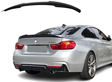 FLY DESIGN 70119 Heckspoiler passend für BMW 4er F32 Coupe, Heckflügel, Spoilerlippe für Auto Tuning, ABS Kunststoff