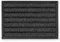 Astra robuste Fußmatte außen & innen wetterfest - Schmutzfangmatte rutschfest Türvorleger für Haustür, Terrasse - Scraper Line Fußabtreter 40x60 cm anthrazit