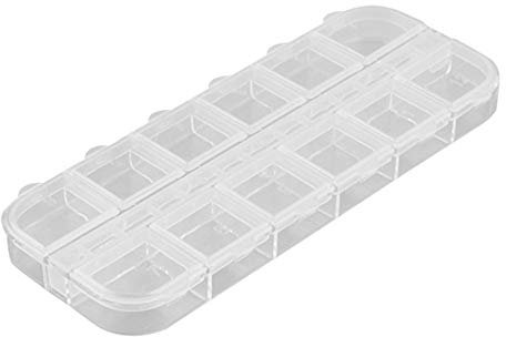 12 Grids Diamond Painting Box Diamond Embroidery Rhinestone Nail Art Beads Storage Organiser Case Diamond Painting Accessories