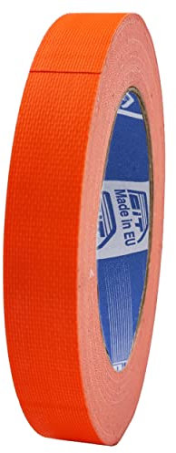 ACIT Nastro telato Americano fluo, 25 m x 19 mm, super resistente (anche a sole, calore e acqua), nastro telato rinforzato, Duct Tape, Gaffer, nastro fluorescente adesivo