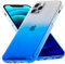 Verco Farbwechsel Hülle für Apple iPhone 12 Pro Max, Schutzhülle Handy Cover Transparent mit Farbverlauf und Kameraschutz Slim Case, Blau