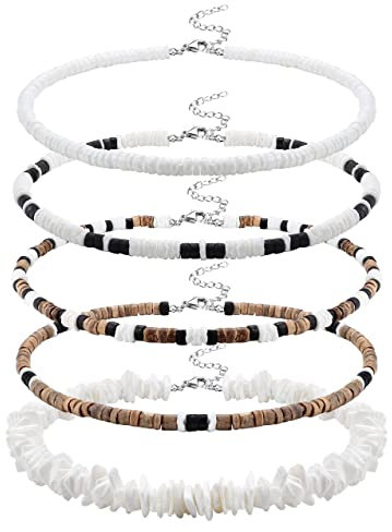 Morfetto Surfer Men's Puka Shell Choker - 18 Inch Beach Necklace