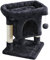 Abician Arbre à Chat Tour pour Chat Arbre Giffoir Stable et Design avec Plate-Forme Idéal pour Chat Noir