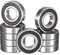 HiPicco R10-2RS Deep Groove Ball Bearings, ID 5/8 x OD 1-3/8 x Width 11/32 Double Rubber Sealed Ball Bearing Pre-Lubricated Chrome Steel Z2 Lever 10pcs