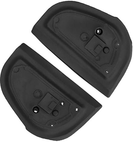 JCAKES Spiegel-Gummidichtungen, 1 Paar Linke und rechte Schwarze Außenspiegel-Gummidichtungen for Benz W140 W210