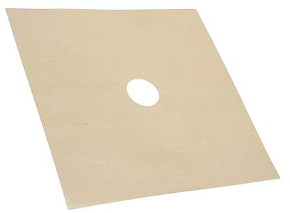 Hemobllo Gasherd-auskleidungsblätter 4-teiliges Set mit Ofenauskleidungen Ausschnitt für Gasbrenner Herdplattenschutz