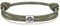 J.Endéar Nautisches Armband für Herren, Om Lotusblume Armband Silber 925, Paracord Surf Armband Grün für Jungen, Yoga Meditation Schmuck für Damen