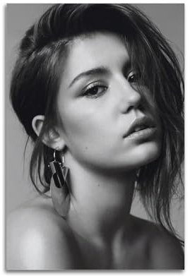 Adèle Exarchopoulos 5 Poster, Charakter-Cover, Poster, Wandposter, Sängerin und Schauspieler, Kunstdruck, ästhetisches Wandbild, ästhetische Leinwand, moderne Wohnzimmer-Schlafzimmer, Dekoration, 30 x