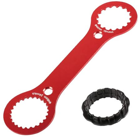 XdealCozyxc Bottom Bracket Tool, Dual Purpose Aluminum Alloy BB Tool Remover for Cycling Riding Equipment