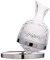 Duiaynke Decanter in vetro di cristallo girevole a 360°, per champagne, whisky, bourbon