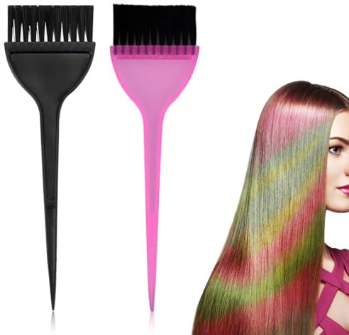 LAKJUOZ Brocha Tinte Pelo,Cepillo Para El Pelo, 2 Pcs Pincel De Coloración De Cabello, Cepillo Para Teñir El Cabello, Aplicador Tinte Pelo, Herramienta De Tinte De Pelo, Para Teñir Cabello Diy