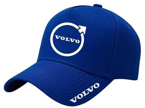 VTRWLMWN Autos Baseballkappen mit Abzeichen, für Volvo verstellbare Gebogene Baseballkappe Sport Baseballkappe,OneSize-B