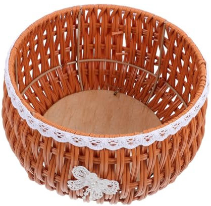 IWOWHERO Panier Imitation Rotin pour Plantes Panier De Rangement Décoratif pour Intérieur Et Extérieur pour Couvertures Et Fleurs