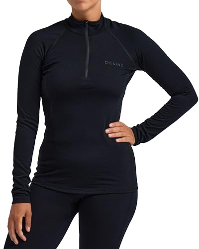 DILLING Women's Merino Wool Long Sleeve Top