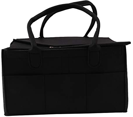 melairo Foldable Baby Diaper Organiser Gift Kid Toys Bag/Box for Car Travel Changing Table Organizer with Lid Storage Bag