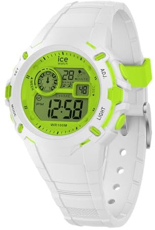 ICE-WATCH Mixte Enfant Numérique Quartz Montre avec Bracelet en Silicone 024004