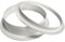 SIGANDG - Anillos de soporte para bolsa filtrante compatibles con Desjoyaux, par de anillos interiores DJ-001-ABS y al aire libre DJ-002-ABS de plástico ABS resistente para bolsillo filtrante