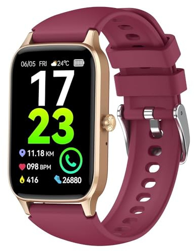 Smartwatch Herren Damen, 1,57 HD Fitnessuhr Herren mit Telefonfunktion, Wasserdicht Aktivitätstracker 110+ Sportmodi, Fitness Tracker mit Herzfrequenz Schlafmonitor Schrittzähler, Android iOS