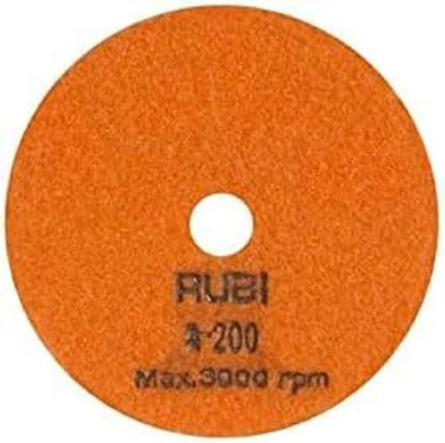Rubi - Disco Diamante Para Pulir Seco Ø100 Mm - Grano #200 (62972)