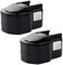 CELLONIC 2X Batterie BXS12, B 12, B 12-1, B 12-1, BX 12, PBS 3000 / 12V 12V 3Ah NiMH pour AEG BEST12 X, BS2E 12 E, Best 12, BS12 x, BBS12 KX Raptor Outillage portatif perceuse visseuse