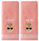 SKL Home Pineapple Handtuch-Set, Baumwolle, Party-Ananas, Small, 2